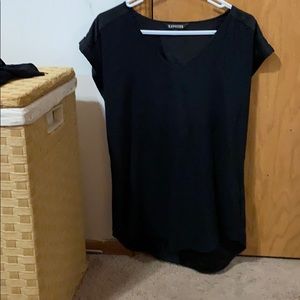 Express black v neck